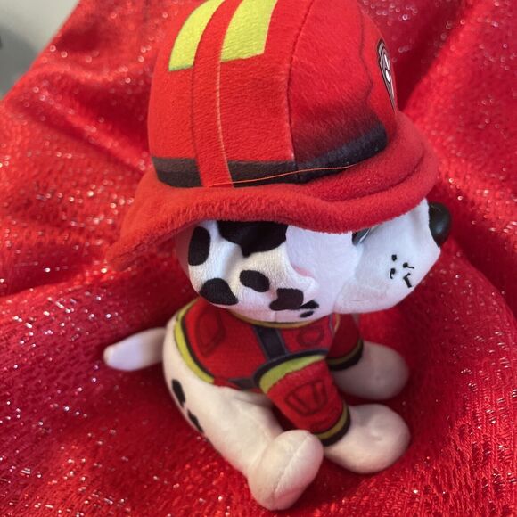 Gund Paw Patrol Marshall Plush 6" Stuffed Animal Toy Firefighter Uniform Marcus - Picture 4 of 6